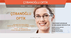 Desktop Screenshot of cobanogluoptik.com