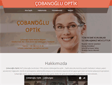 Tablet Screenshot of cobanogluoptik.com